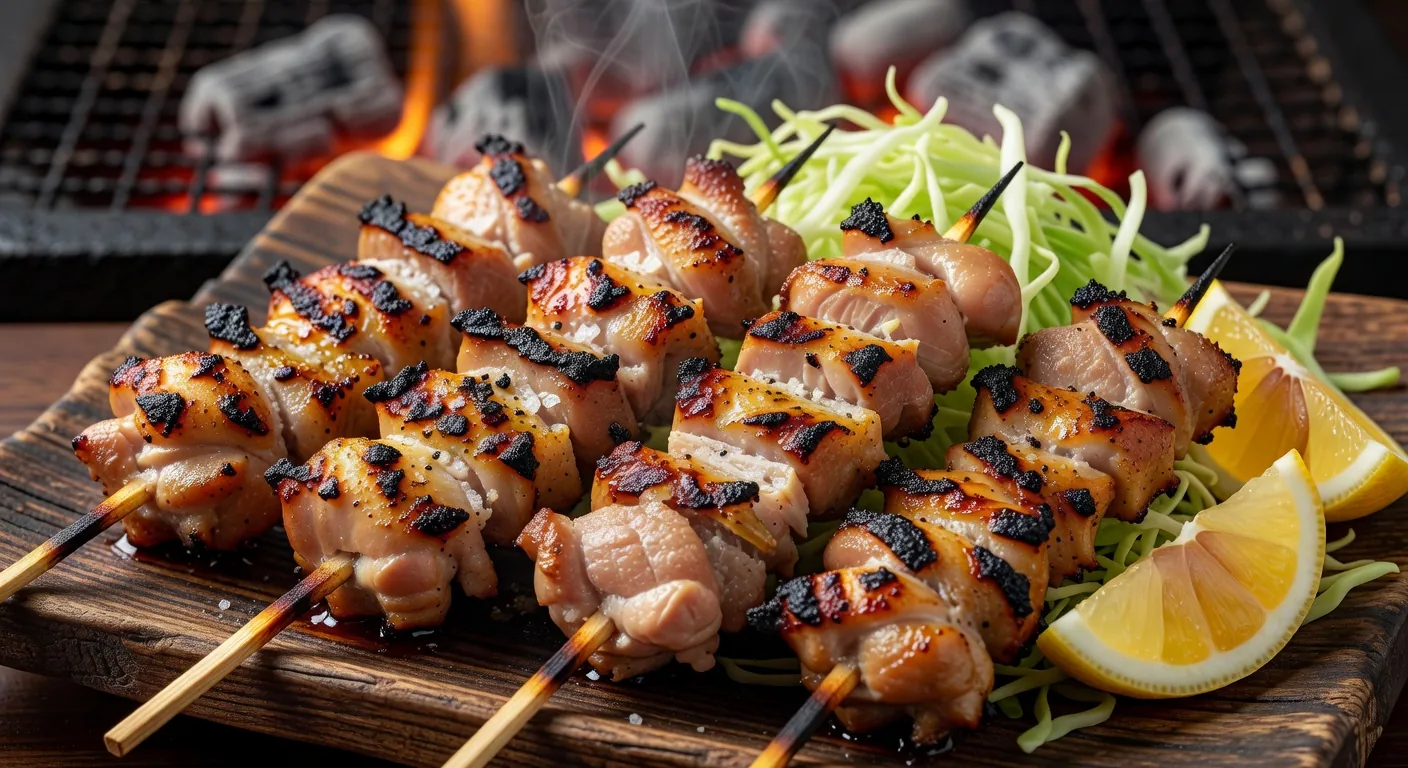 Miyazaki jidori chicken charcoal grilled