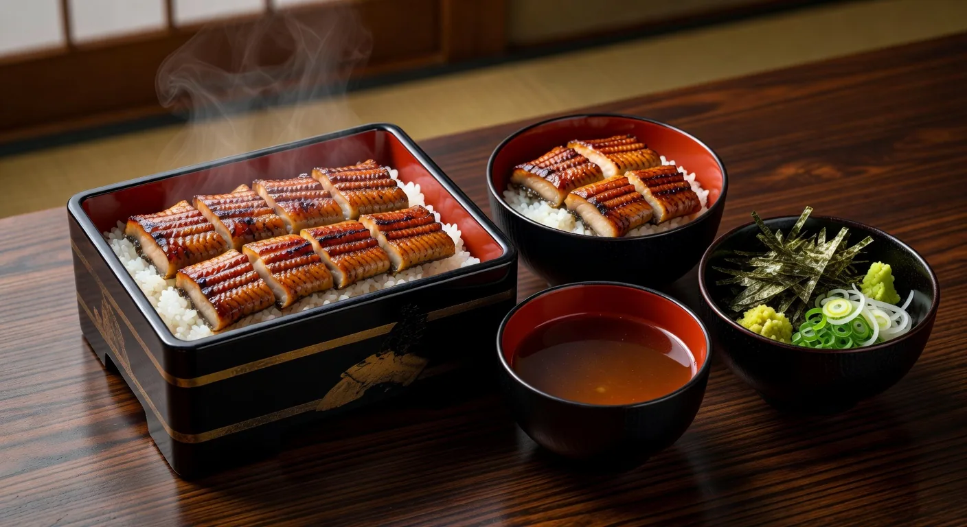 Nagoya hitsumabushi eel rice dish