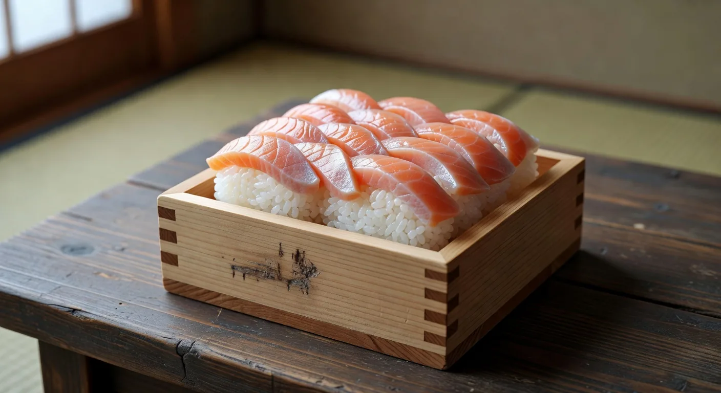 Toyama masu sushi artisanal food Japan